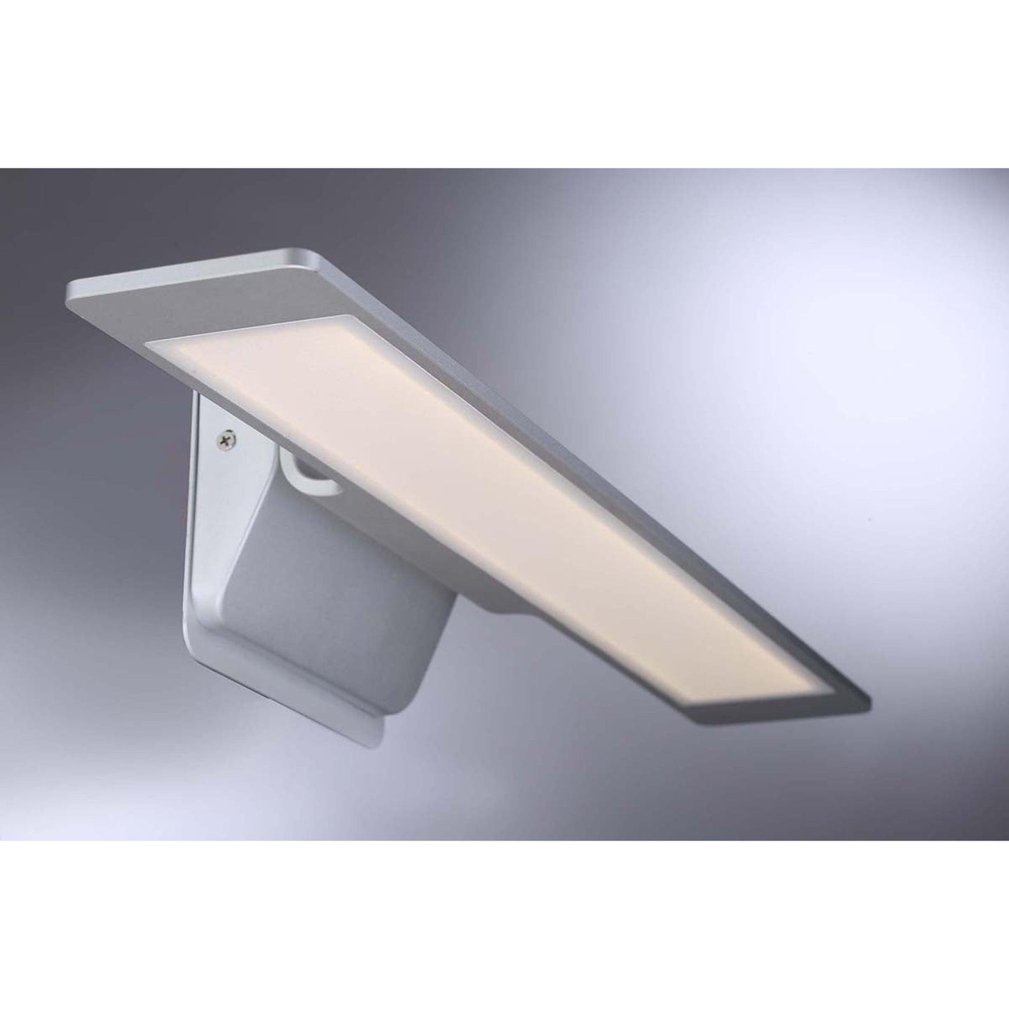 Eurofase Lighting Anton 22" Small Dimmable Integrated LED Metal Brushed Nickel Wall Sconce With Frosted Acrylic Shade