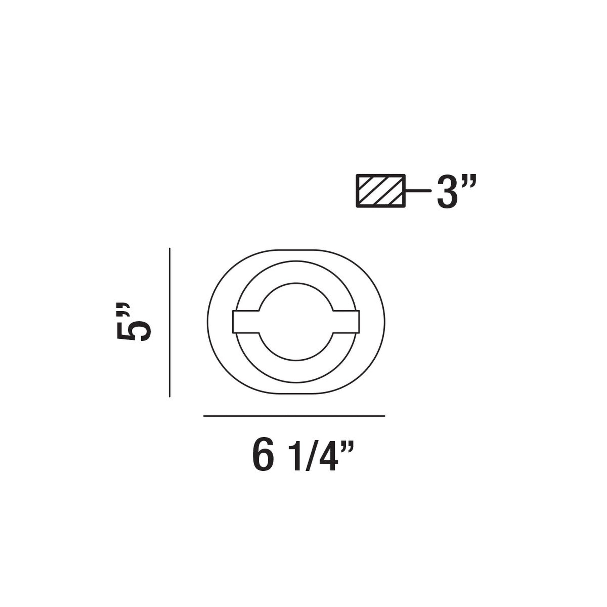 Eurofase Lighting Balewood 6" 1-Light Dimmable Chrome Integrated LED Wall Sconce With Circular Frosted Acrylic Shade