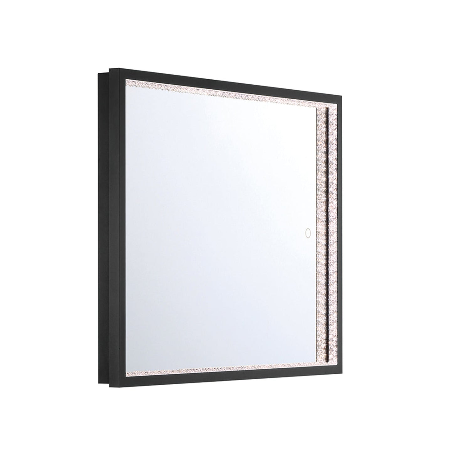 Eurofase Lighting Cerissa 22" x 30" Small Edge-Lit Integrated LED Rectangular Mirror With Black Frame