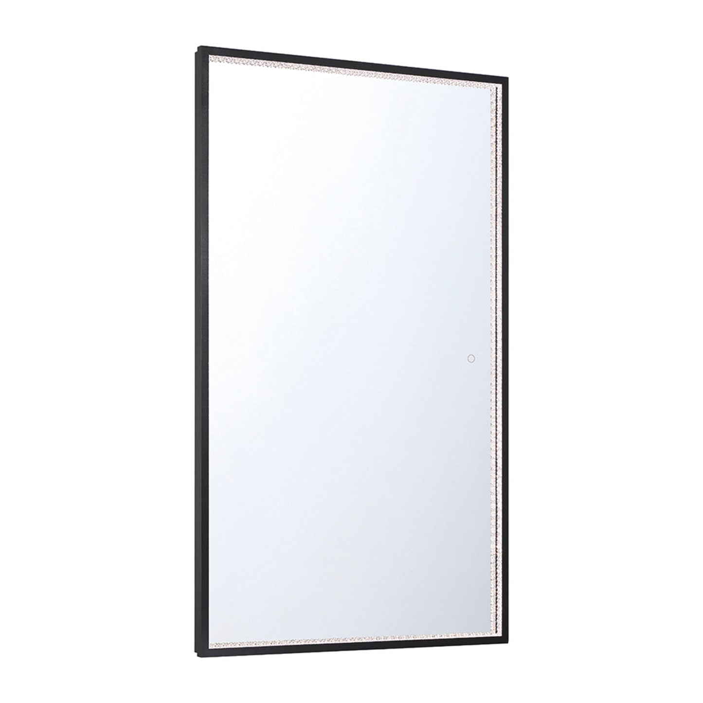 Eurofase Lighting Cerissa 54" x 32" Large Edge-Lit Integrated LED Rectangular Mirror With Black Frame