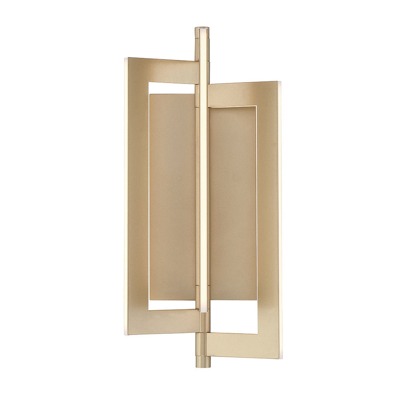 Eurofase Lighting Livra 8" Dimmable Integrated LED Gold Wall Sconce