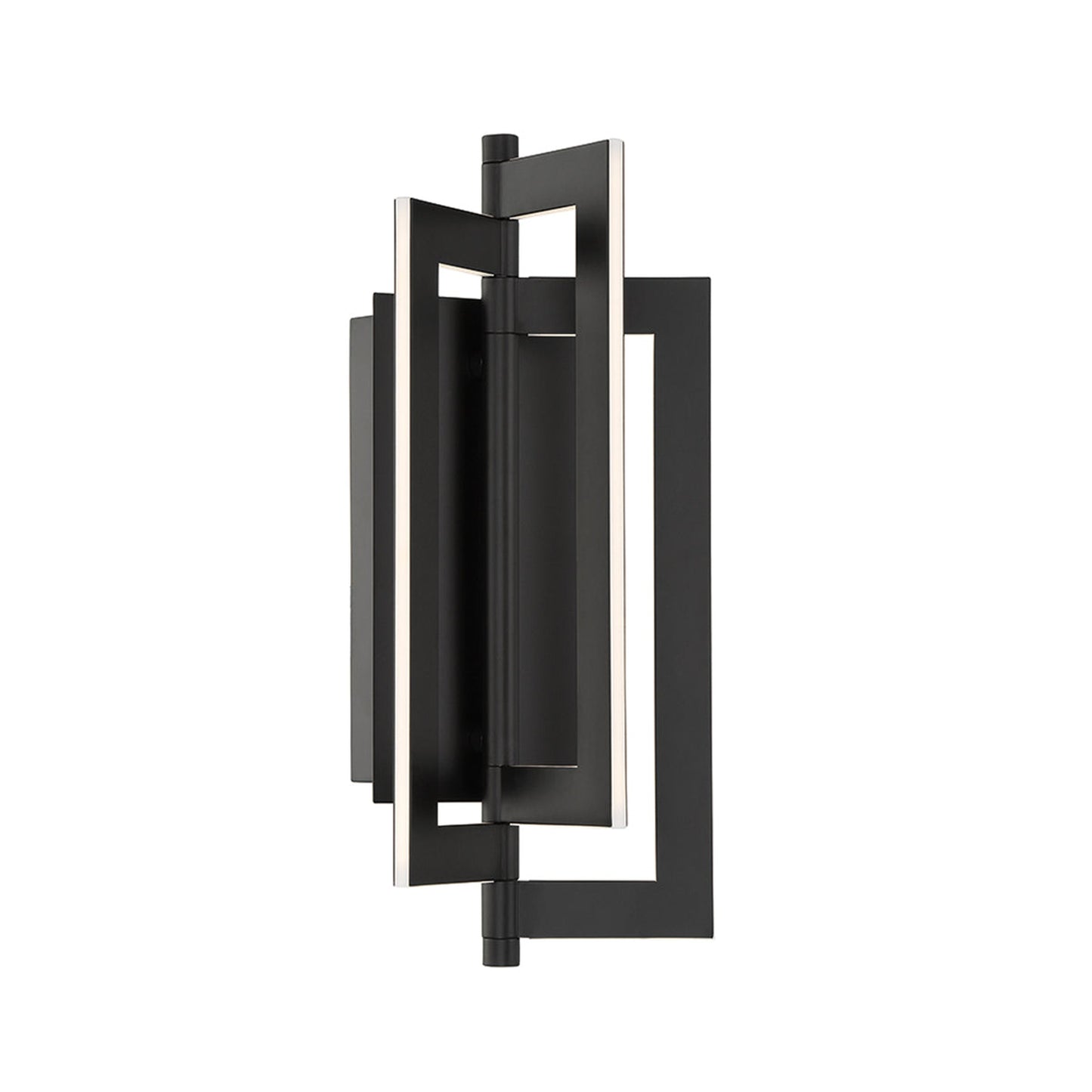 Eurofase Lighting Livra 8" Dimmable Integrated LED Matte Black Wall Sconce