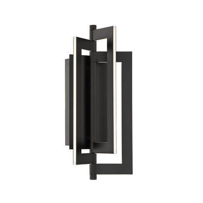 Eurofase Lighting Livra 8" Dimmable Integrated LED Matte Black Wall Sconce