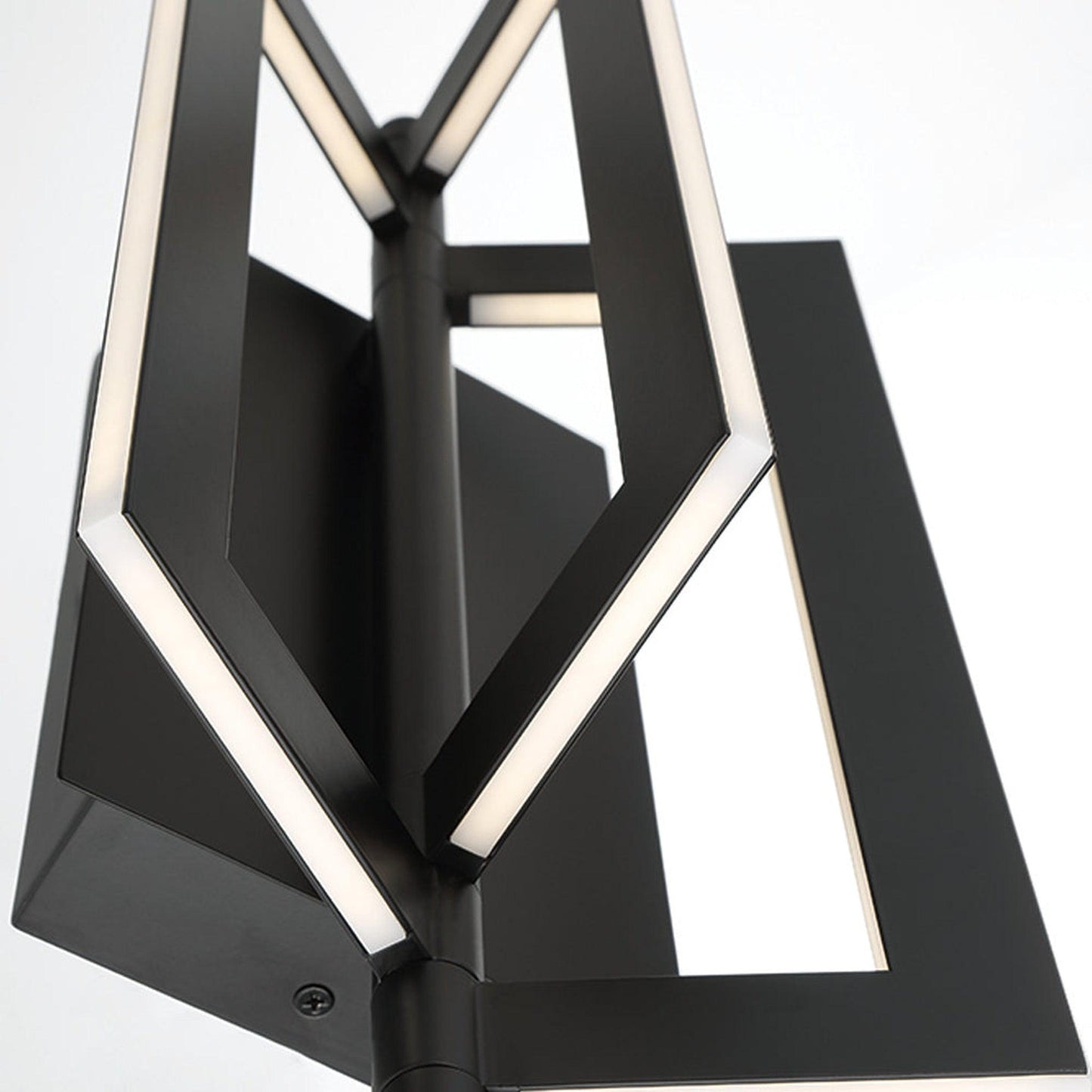 Eurofase Lighting Livra 8" Dimmable Integrated LED Matte Black Wall Sconce