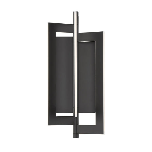 Eurofase Lighting Livra 8" Dimmable Integrated LED Matte Black Wall Sconce