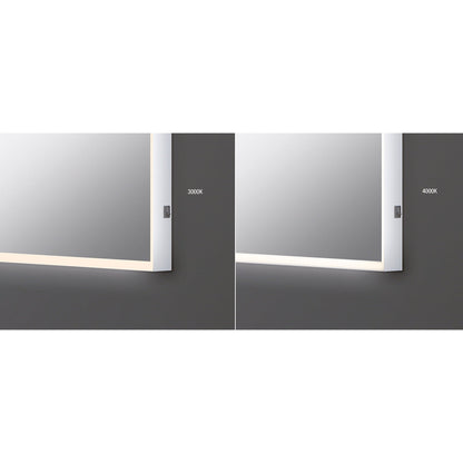 Eurofase Lighting Lumo 60" x 32" Rectangular Mirror With Edge-Lit Integrated LED