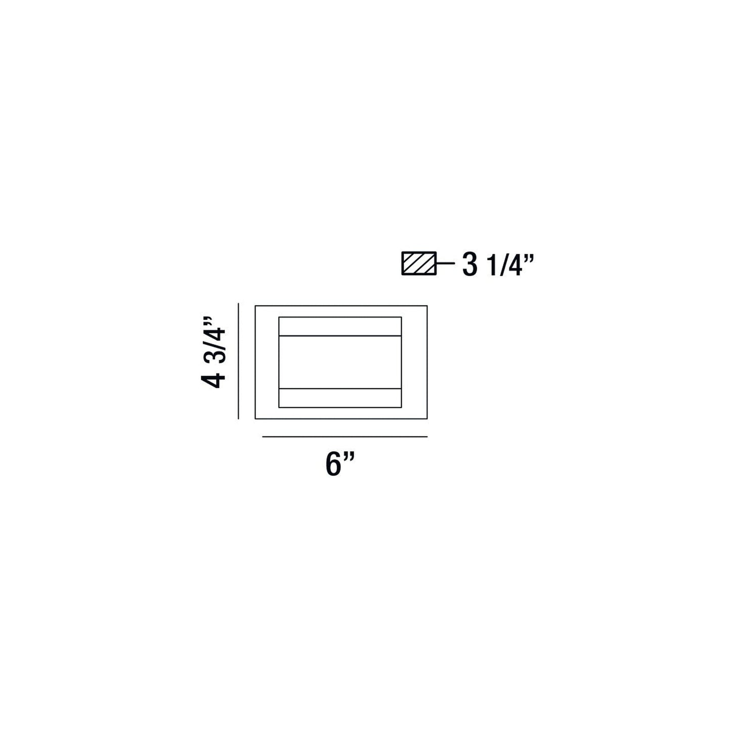 Eurofase Lighting Nelson 6" Dimmable Chrome Integrated LED Wall Sconce With Pressed Glass Shade