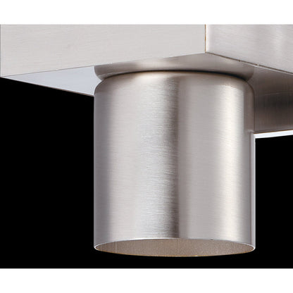 Eurofase Lighting Pillar 5" Dimmable Incandescent Brushed Nickel Wall Sconce With Opal White Glass Shade