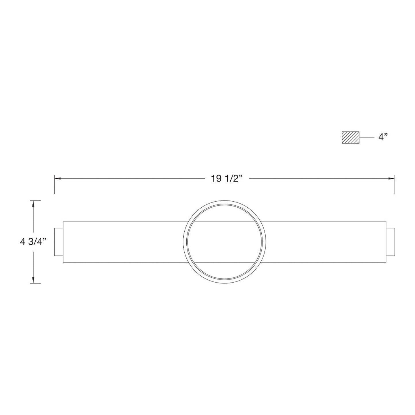 Eurofase Lighting Santoro 20" Small Dimmable Integrated LED Black Bath Bar