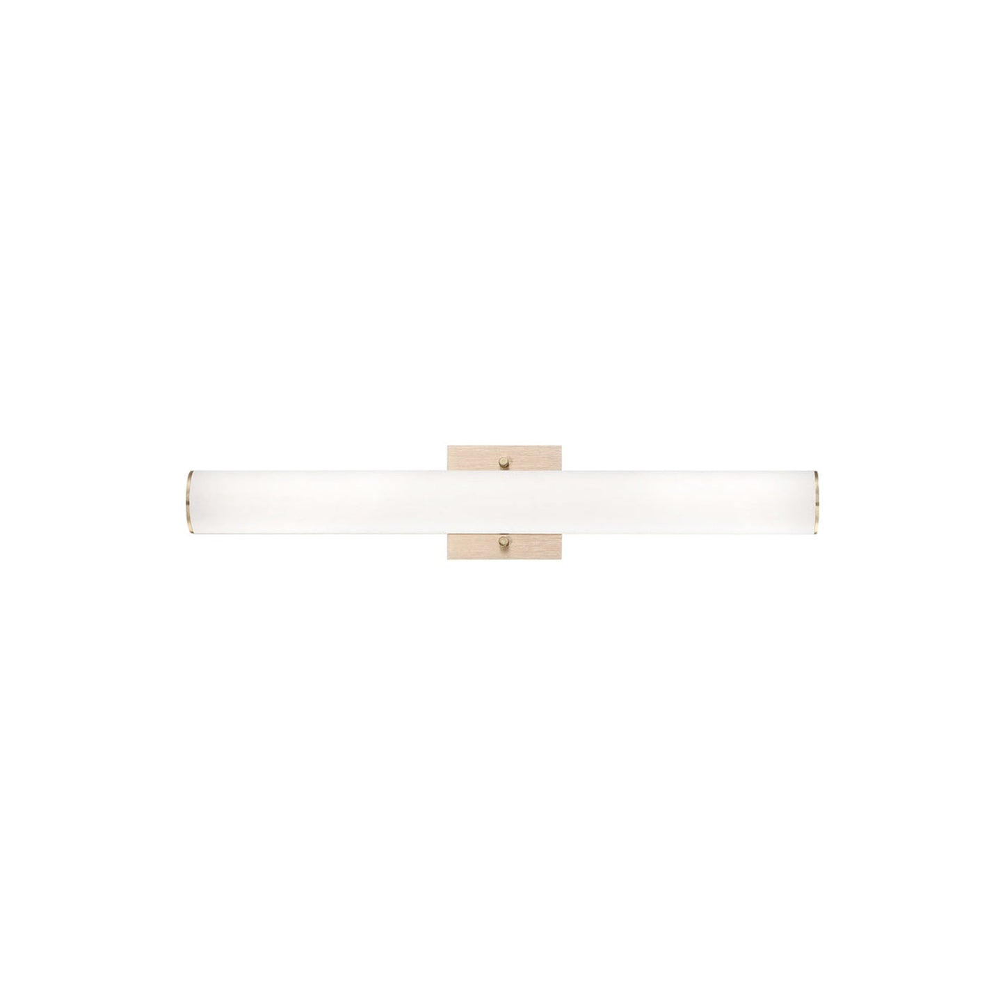 Eurofase Lighting Springfield 24" Dimmable Integrated LED Gold Wall Sconce With White Acrylic Shade