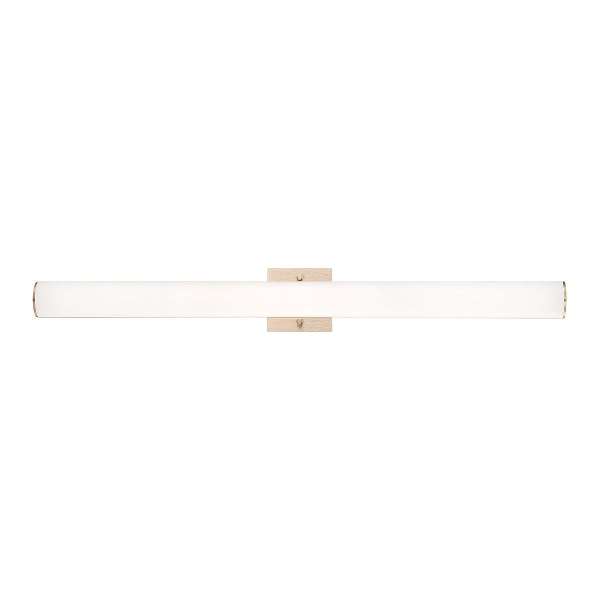 Eurofase Lighting Springfield 34" Dimmable Integrated LED Gold Wall Sconce With White Acrylic Shade