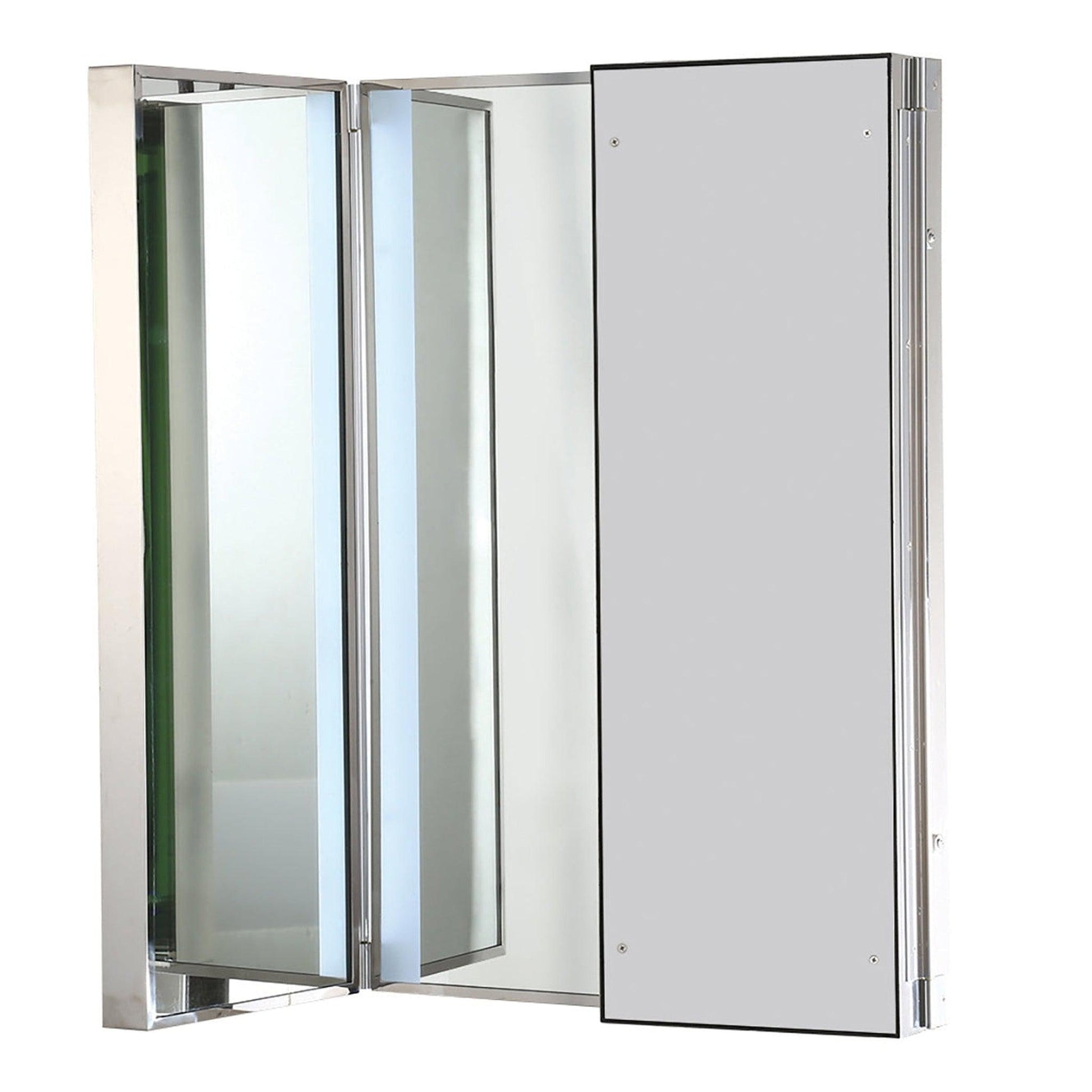 Eurofase Lighting Trias 44" x 32" Rectangular Tri-Fold Mirror With Back-Lit Integrated LED