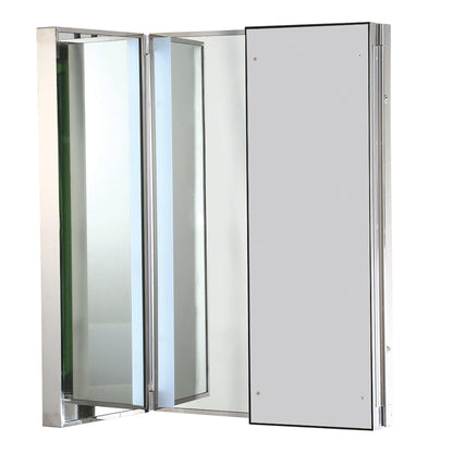 Eurofase Lighting Trias 44" x 32" Rectangular Tri-Fold Mirror With Back-Lit Integrated LED