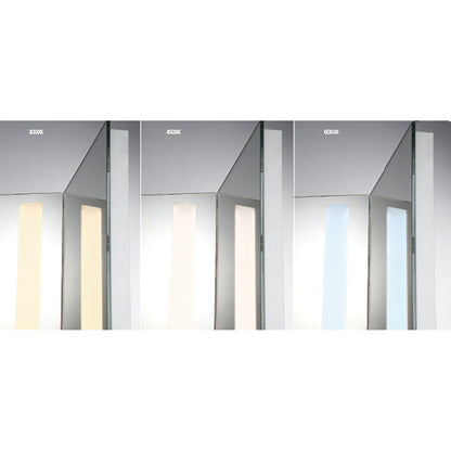 Eurofase Lighting Trias 44" x 32" Rectangular Tri-Fold Mirror With Back-Lit Integrated LED