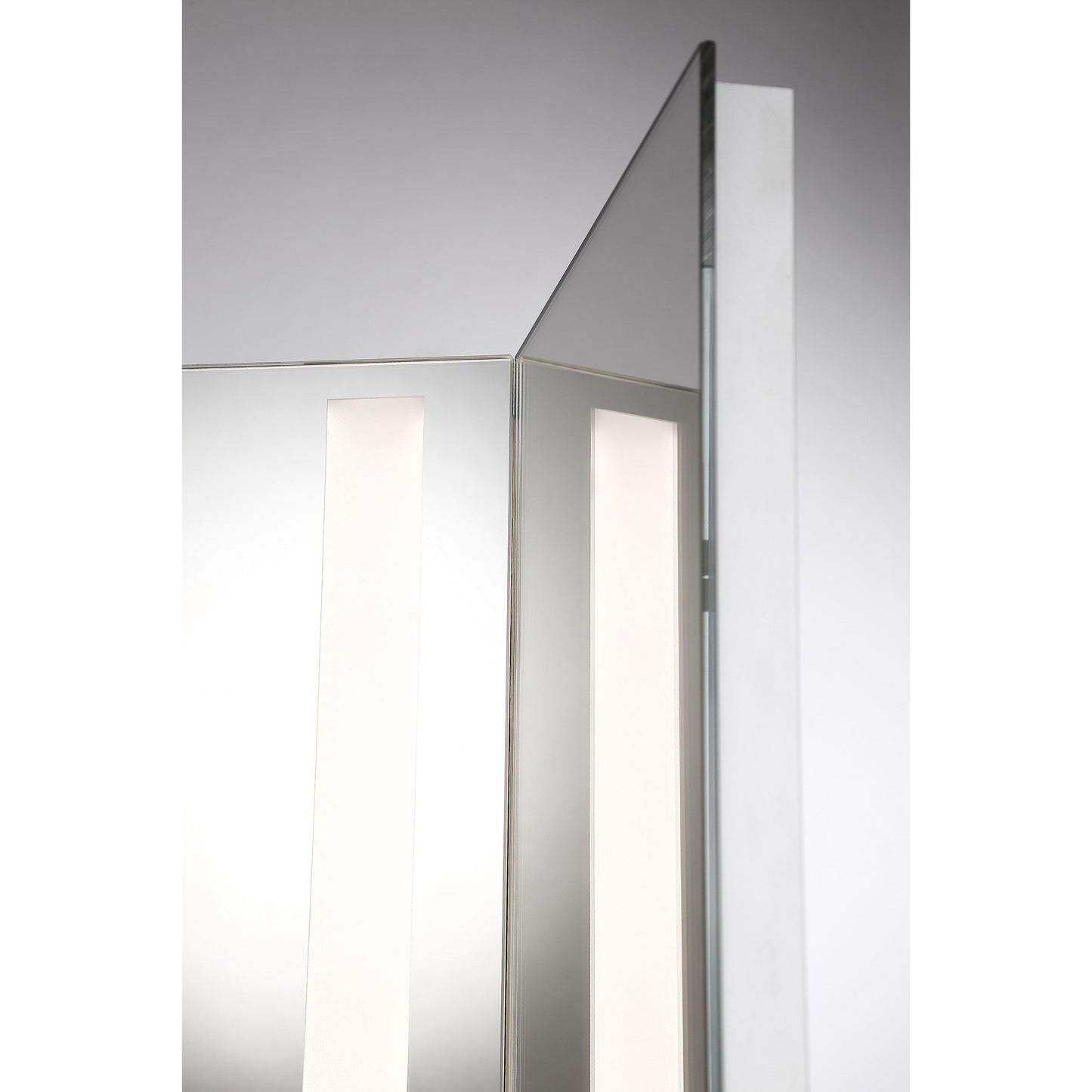 Eurofase Lighting Trias 44" x 32" Rectangular Tri-Fold Mirror With Back-Lit Integrated LED