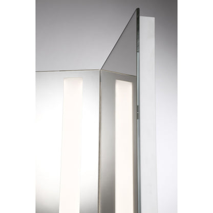 Eurofase Lighting Trias 44" x 32" Rectangular Tri-Fold Mirror With Back-Lit Integrated LED