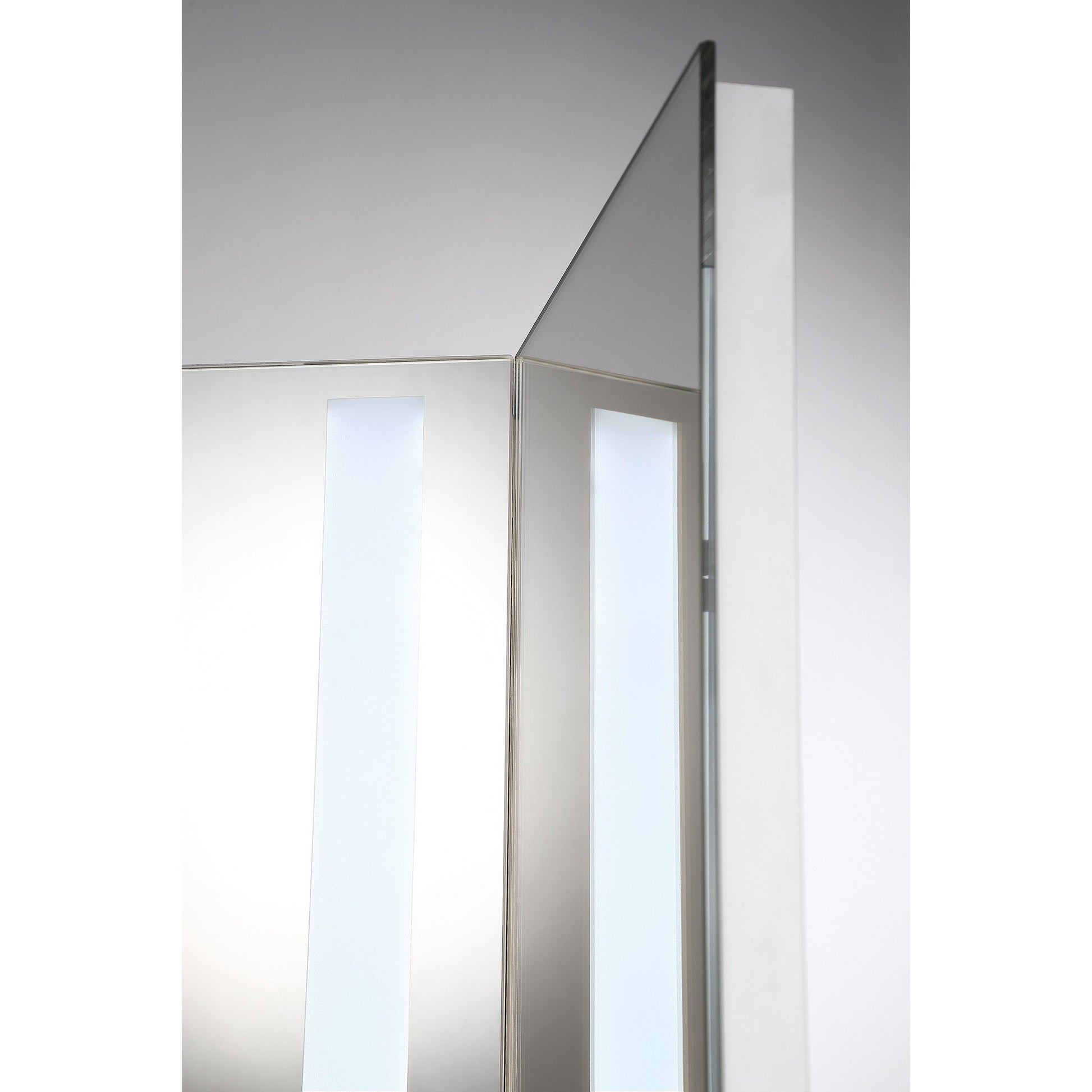 Eurofase Lighting Trias 44" x 32" Rectangular Tri-Fold Mirror With Back-Lit Integrated LED