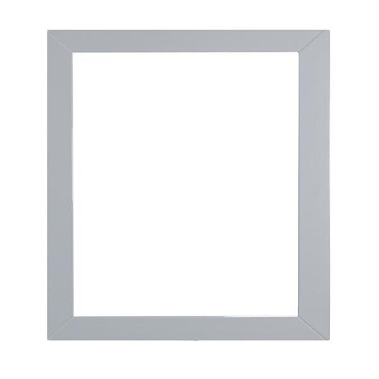 Eviva Aberdeen 30" x 30" Gray Framed Bathroom Wall-Mounted Mirror