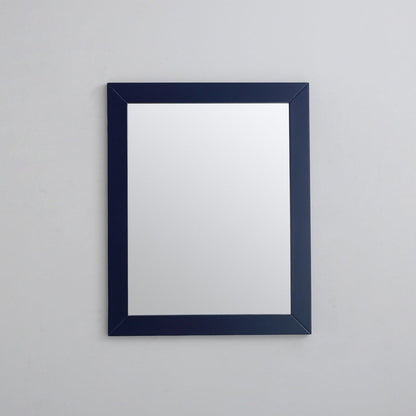 Eviva Acclaim 24" x 30" Transitional Blue Bathroom Wall-Mounted Mirror