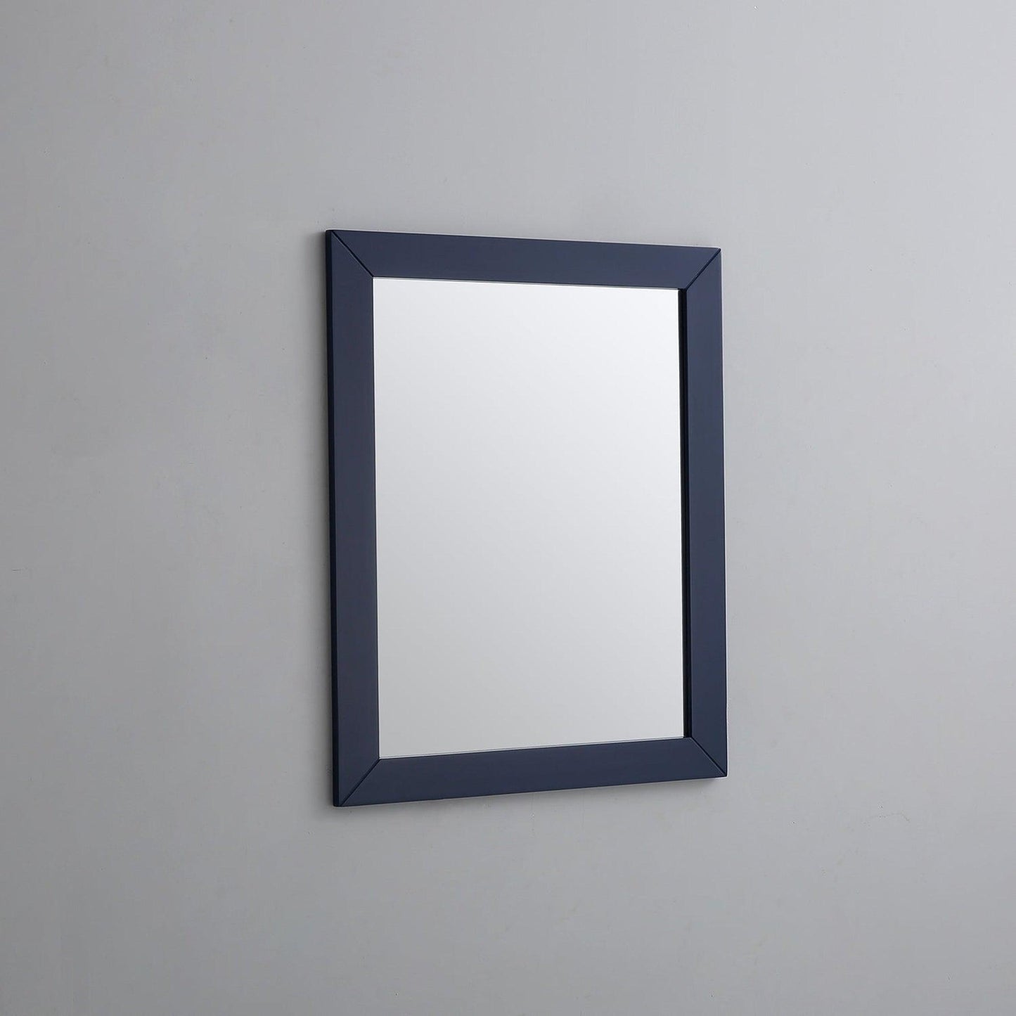 Eviva Acclaim 24" x 30" Transitional Blue Bathroom Wall-Mounted Mirror