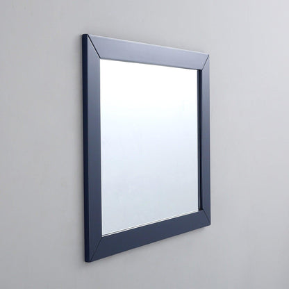 Eviva Acclaim 24" x 30" Transitional Blue Bathroom Wall-Mounted Mirror