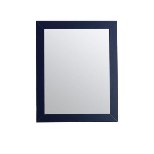 Eviva Acclaim 24" x 30" Transitional Blue Bathroom Wall-Mounted Mirror