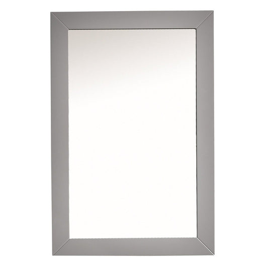 Eviva Acclaim 30" x 30" Transitional Gray Bathroom Wall-Mounted Mirror