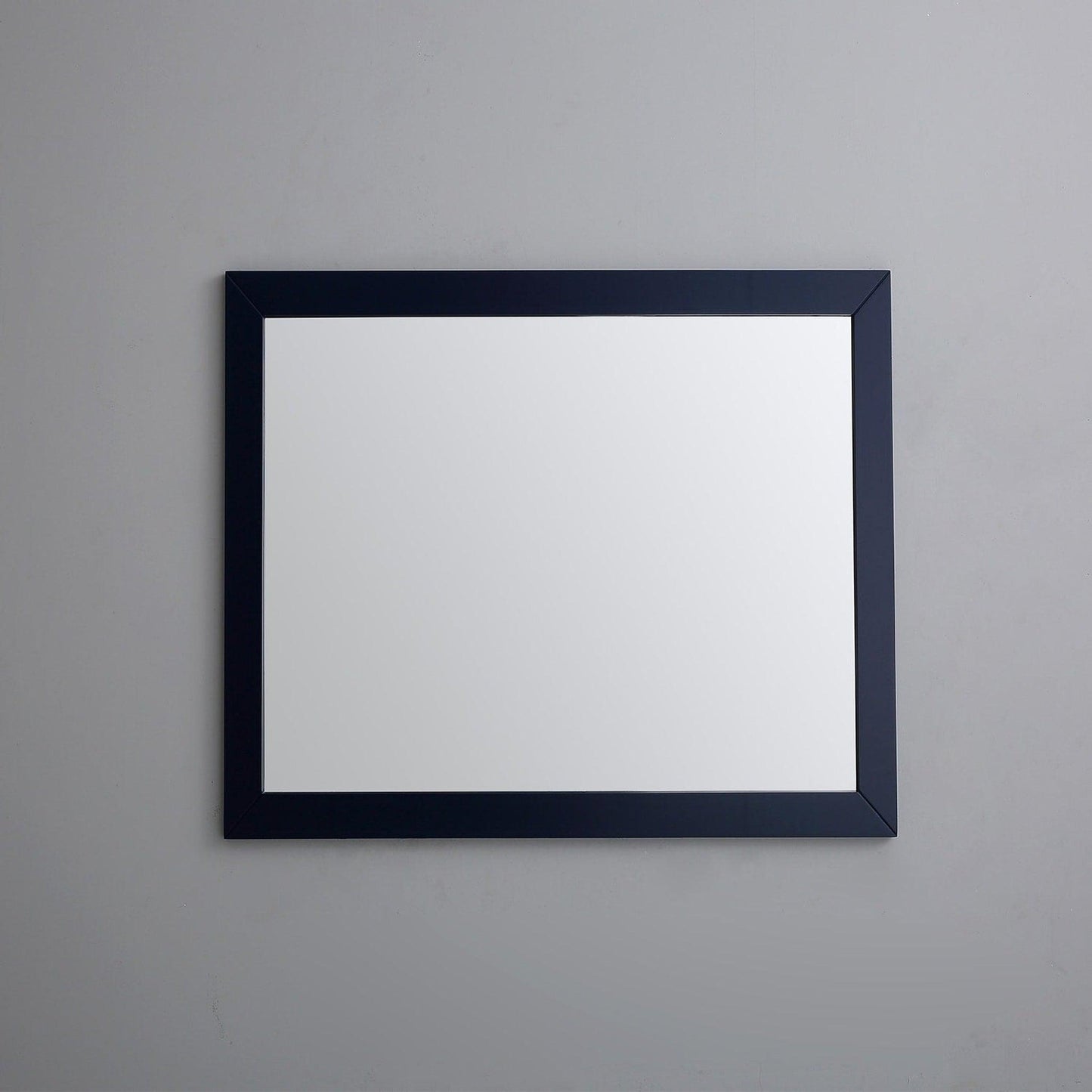 Eviva Acclaim 42" x 30" Transitional Blue Bathroom Wall-Mounted Mirror