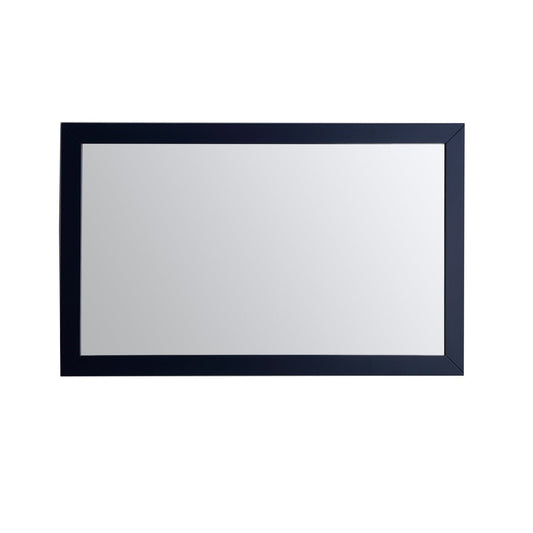 Eviva Acclaim 48" x 30" Transitional Blue Bathroom Wall-Mounted Mirror