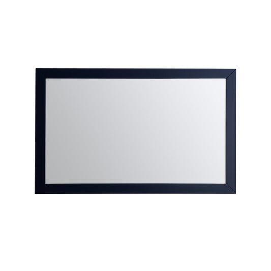 Eviva Acclaim 60" x 30" Transitional Blue Bathroom Wall-Mounted Mirror