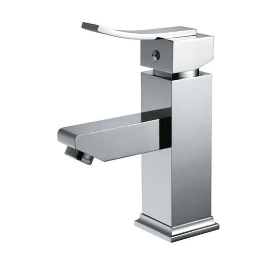 Eviva Bevera Chrome Single Handle Bathroom Sink Faucet