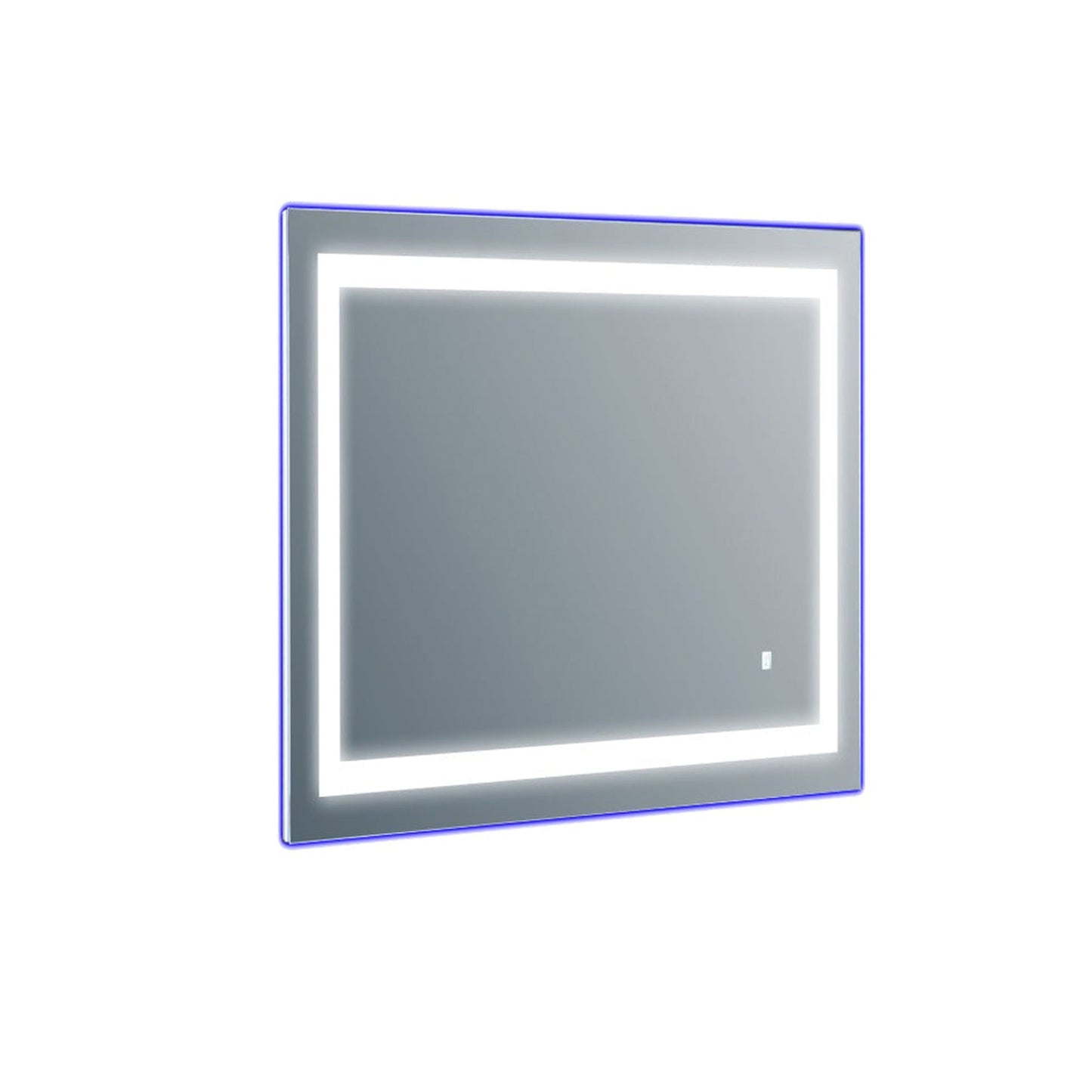 Eviva Deco Piece 20" x 28" Wall Mounted Bathroom Vanity Mirror with Backlit LED and Frame Lights