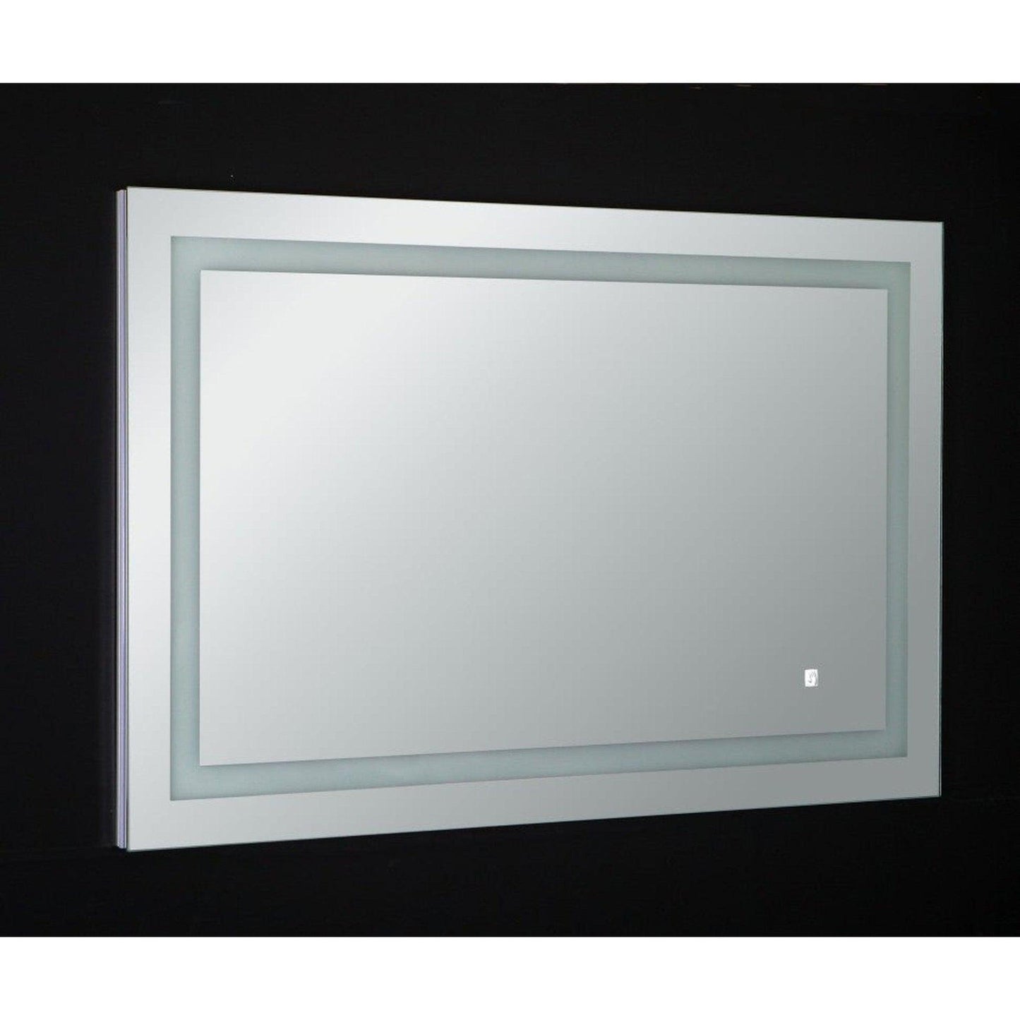Eviva Deco Piece 24" x 30" Wall Mounted Bathroom Vanity Mirror with Backlit LED and Frame Lights