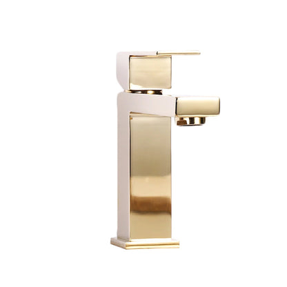 Eviva Ella Gold Coated Single Handle Bathroom Sink Faucet