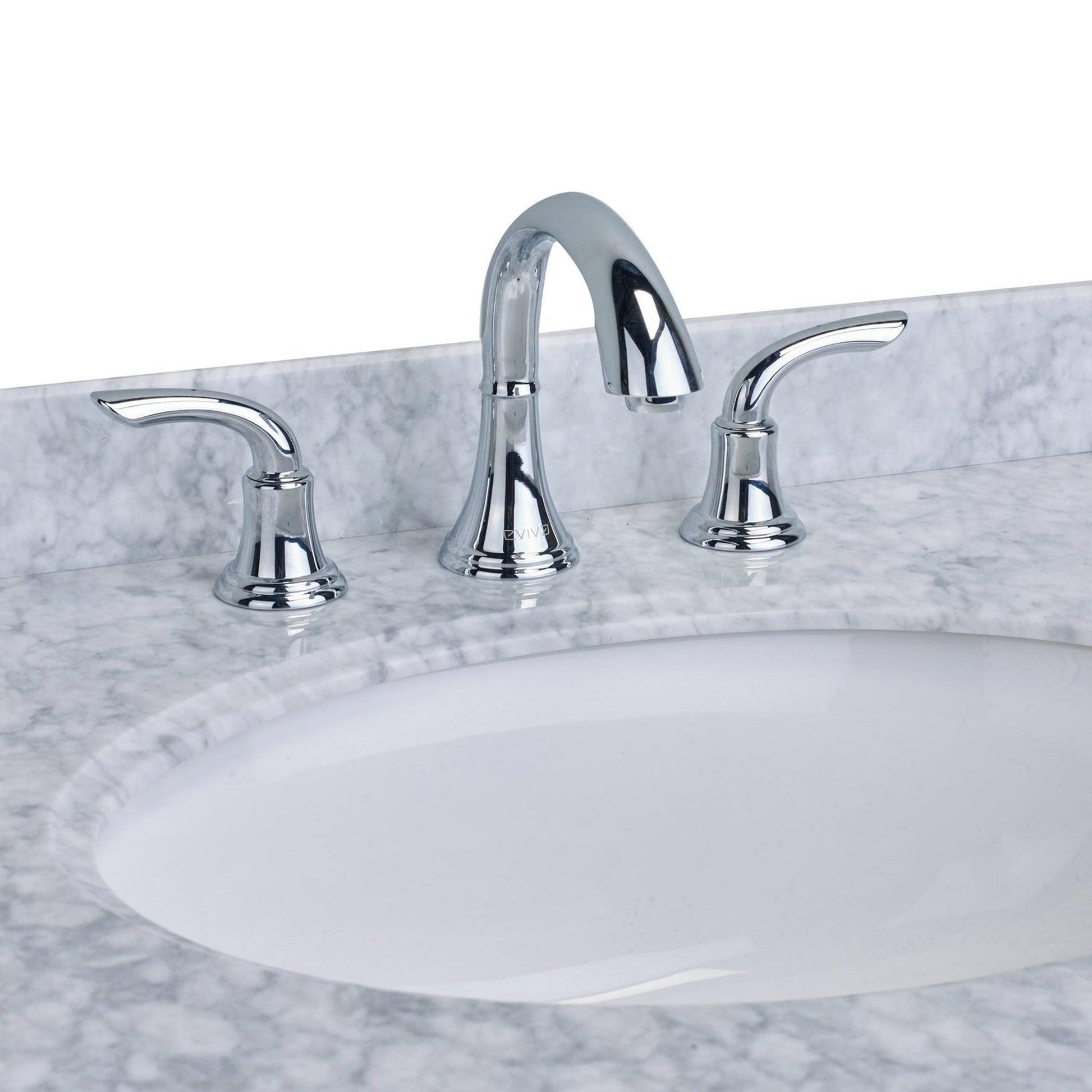 Eviva Friendy Chrome Widespread 2 Handled Bathroom Sink Faucet