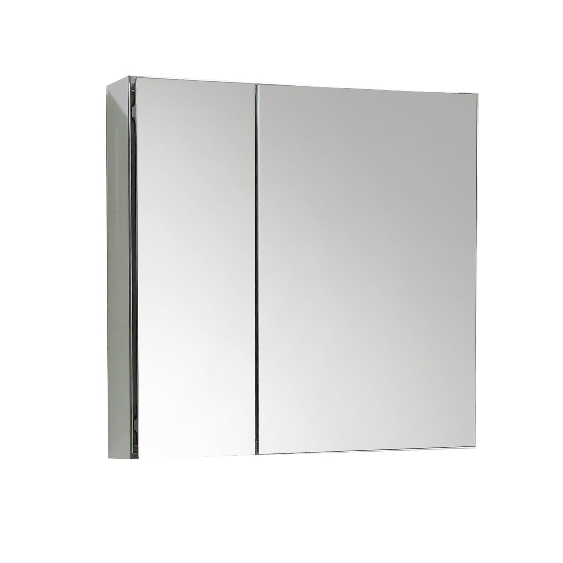 Eviva Lazy 30" x 27" Wall-Mounted Mirror Medicine Cabinet Without Led Lights