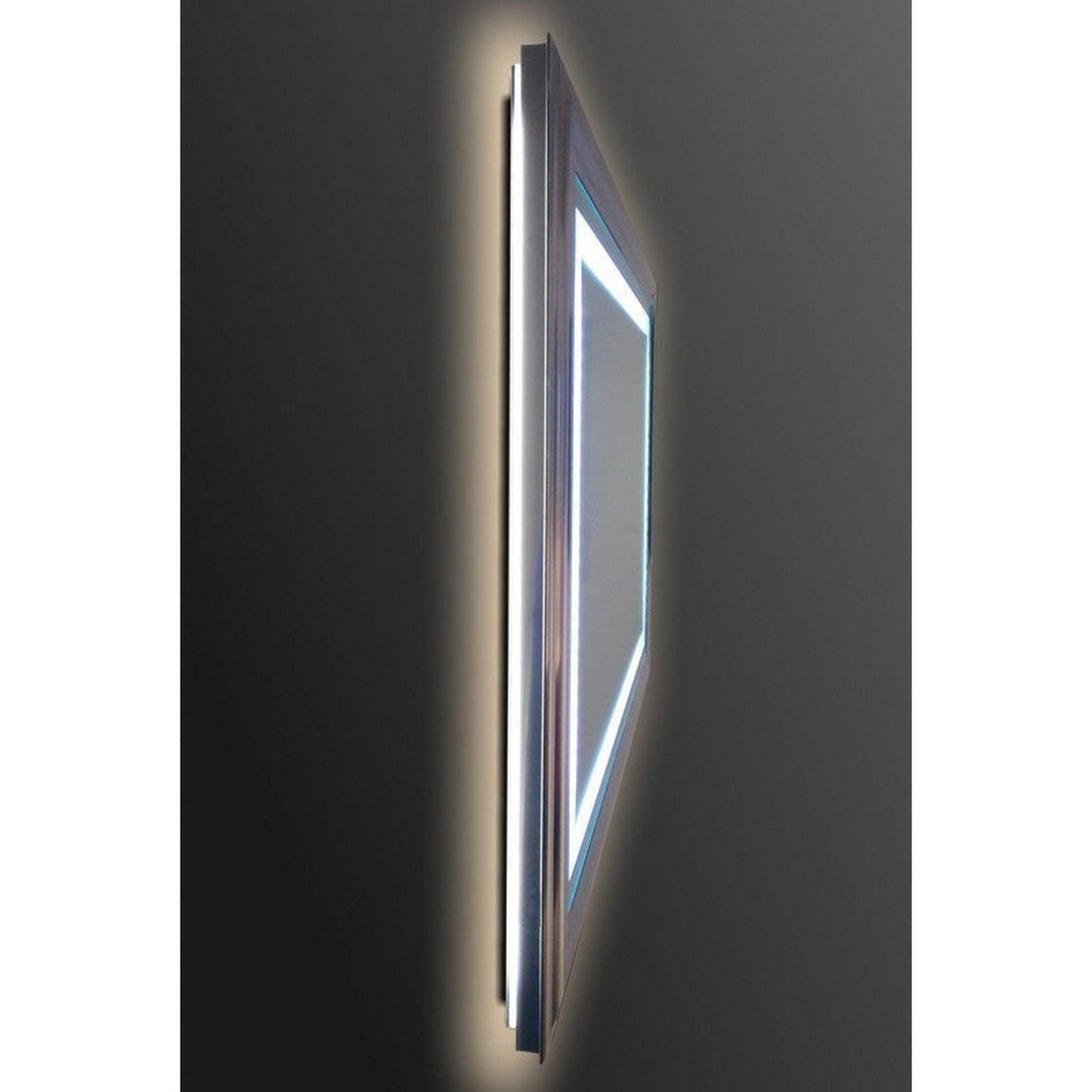 Eviva Lite 35" x 24" Wall-Mounted Bathroom Mirror With Backlit Lighted Led