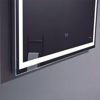 Eviva Lite 36" x 30" Wall-Mounted Bathroom Mirror With Backlit Lighted Led