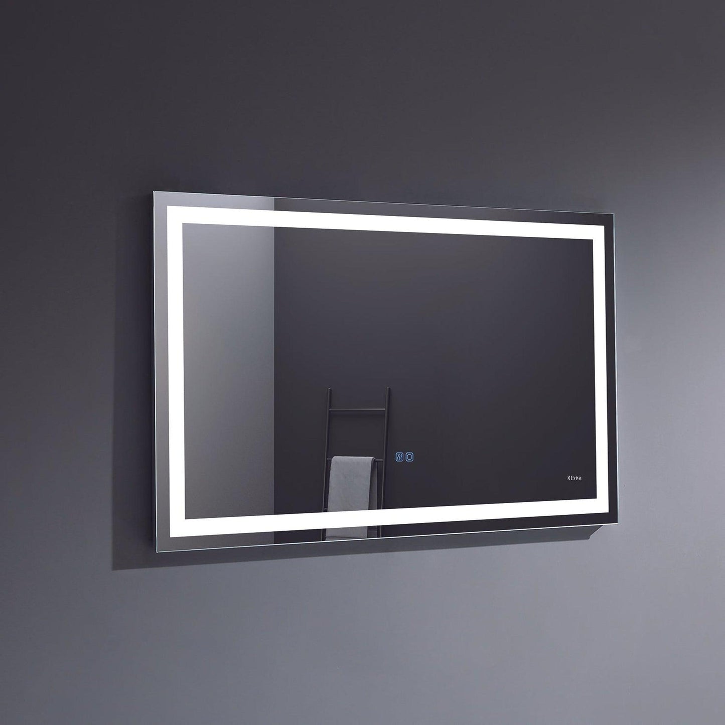 Eviva Lite 48" x 30" Wall-Mounted Bathroom Mirror With Backlit Lighted Led