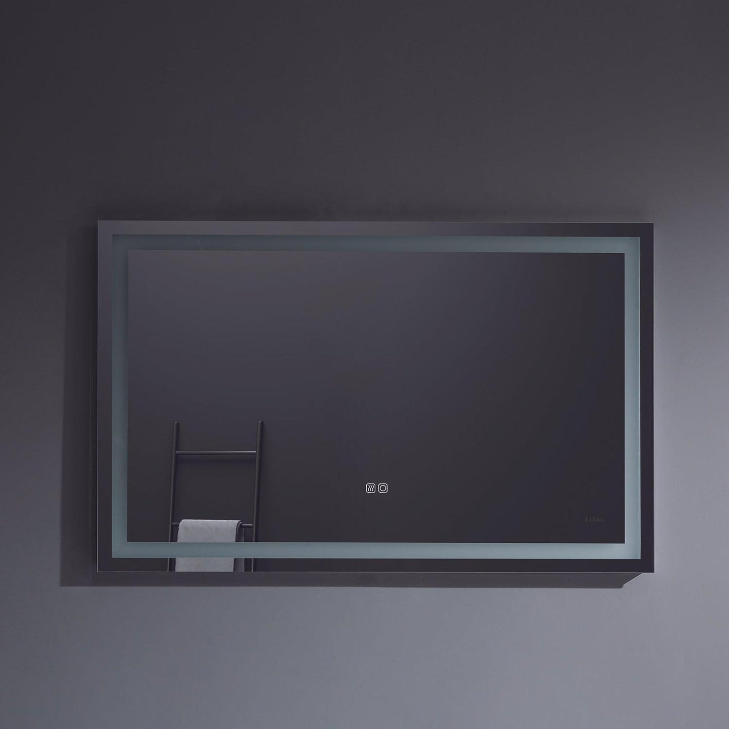 Eviva Lite 48" x 30" Wall-Mounted Bathroom Mirror With Backlit Lighted Led