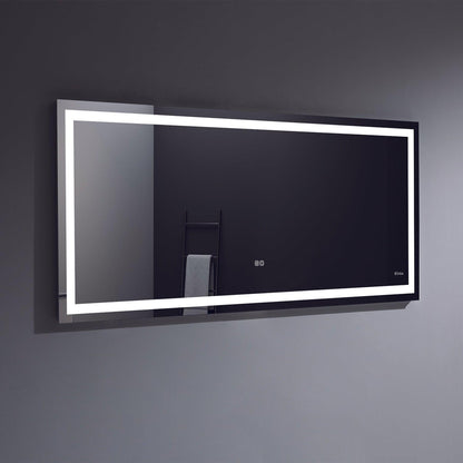 Eviva Lite 60" x 30" Wall-Mounted Bathroom Mirror With Backlit Lighted Led