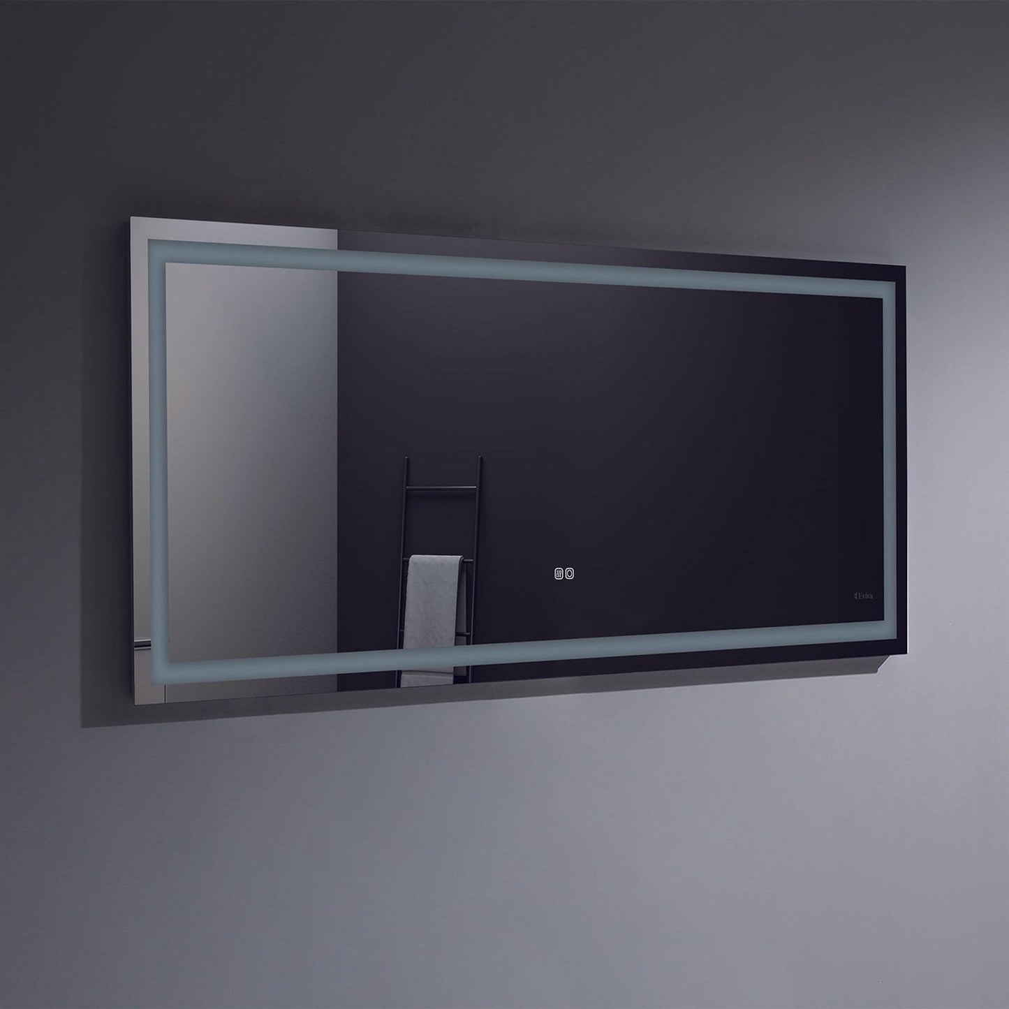 Eviva Lite 60" x 30" Wall-Mounted Bathroom Mirror With Backlit Lighted Led