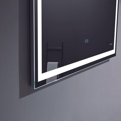 Eviva Lite 60" x 30" Wall-Mounted Bathroom Mirror With Backlit Lighted Led