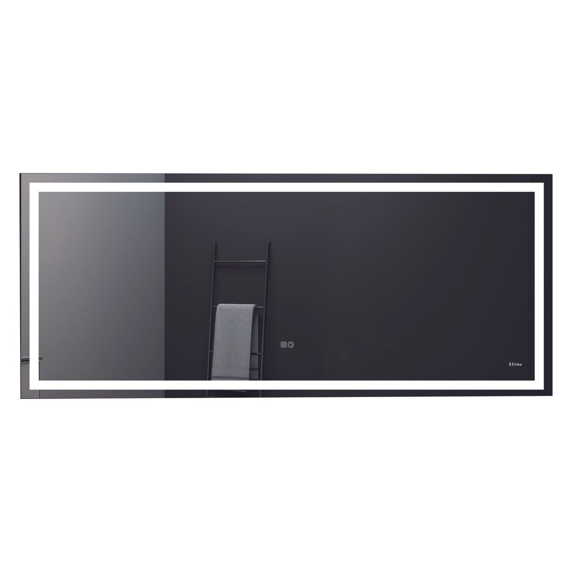 Eviva Lite 60" x 30" Wall-Mounted Bathroom Mirror With Backlit Lighted Led