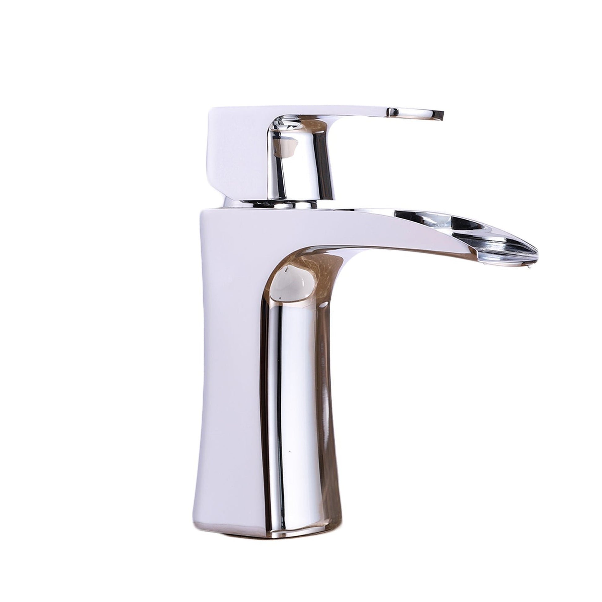 Eviva Lulu Chrome Single Handle Bathroom Sink Faucet