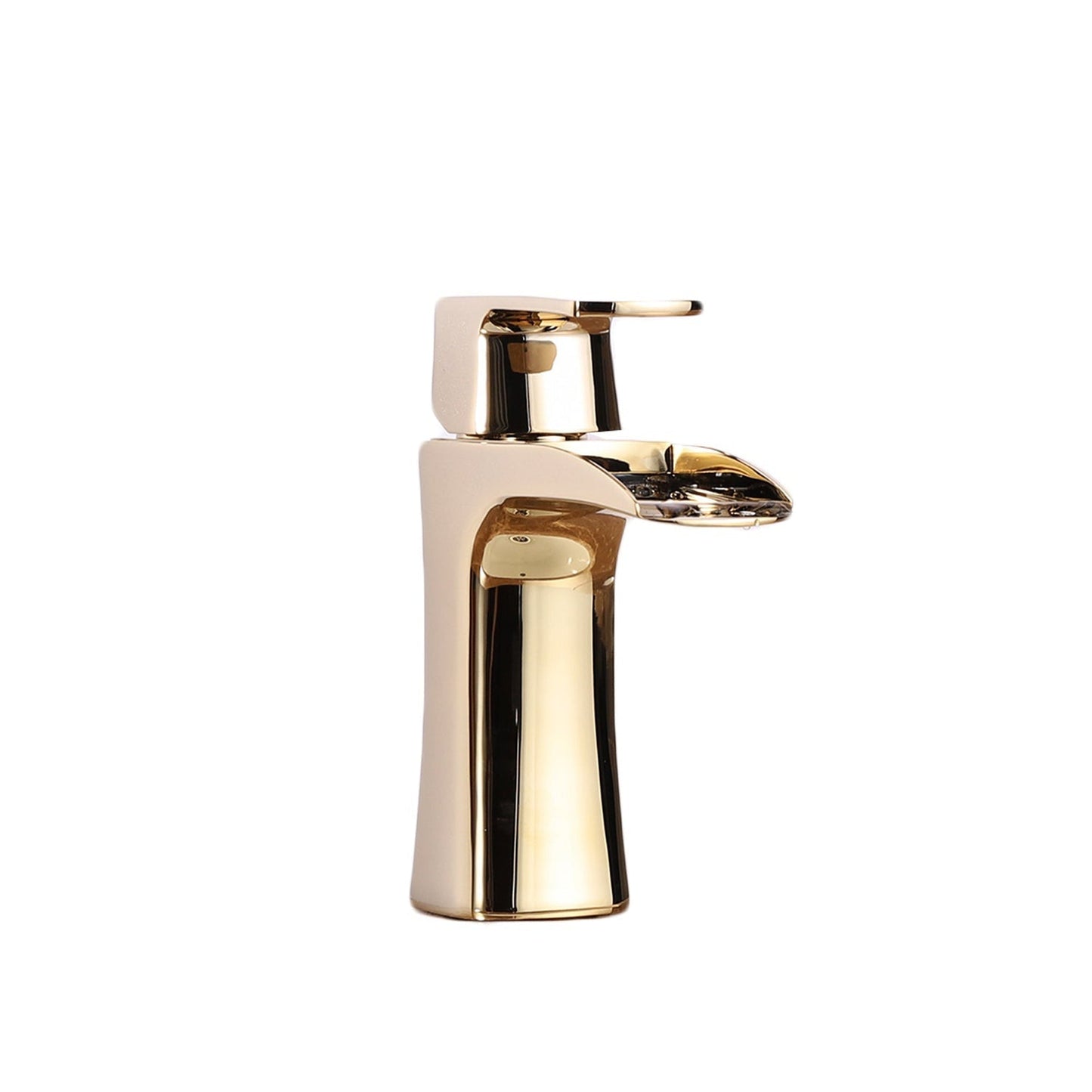 Eviva Lulu Gold Single Handle Bathroom Sink Faucet