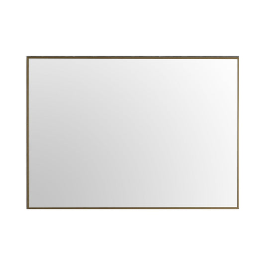 Eviva Modern 48" x 30" Gold Coated Framed Bathroom Mirror