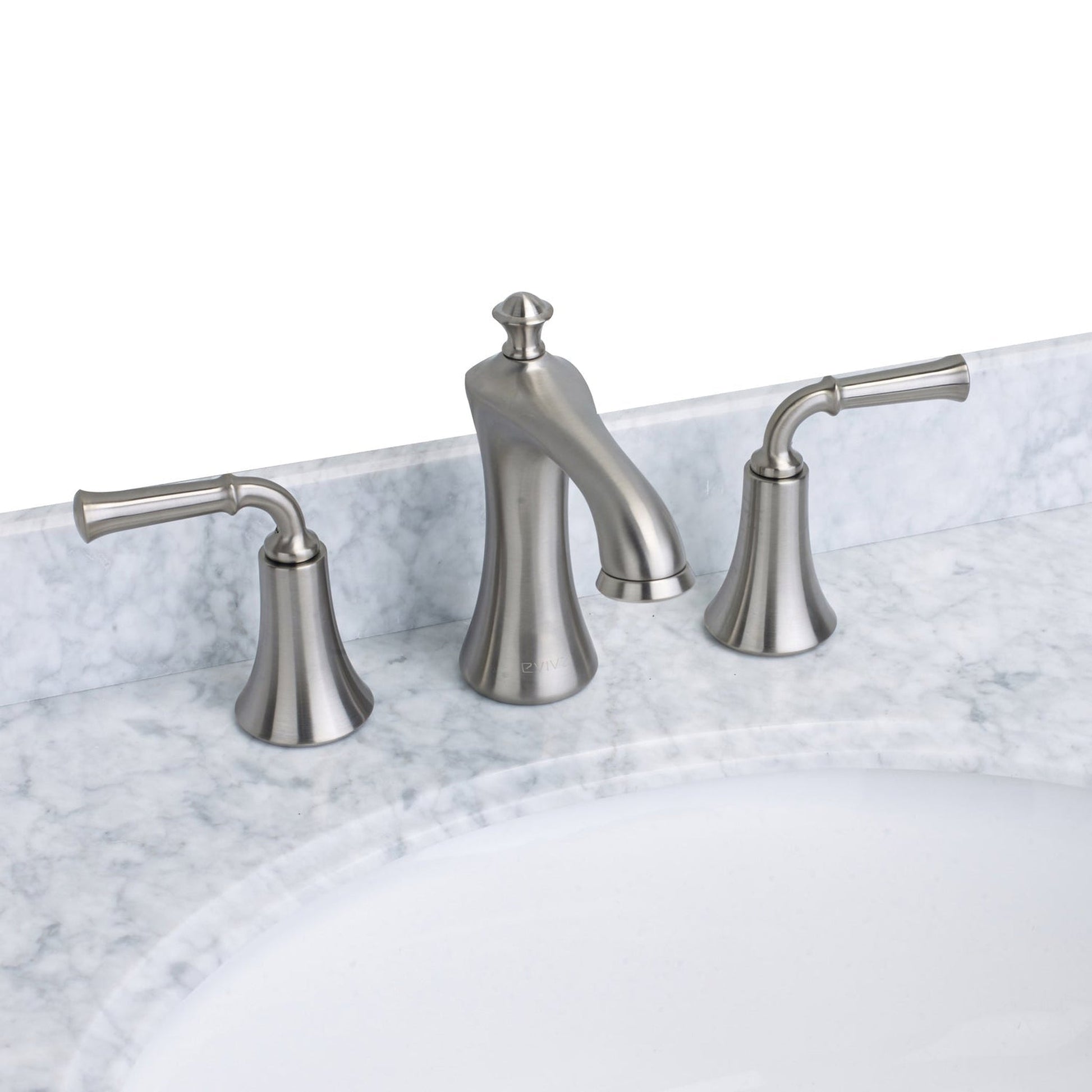 Eviva Oceanbreeze Brushed Nickel Widespread Bathroom Faucet