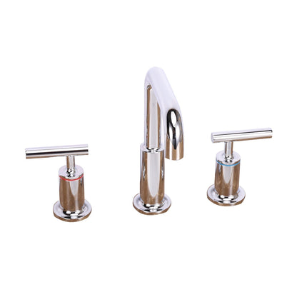 Eviva Purist Chrome Widespread Bathroom Sink Faucet