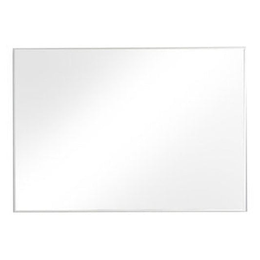 Eviva Sax 42" x 30" Polished Chrome Framed Bathroom Wall-Mounted Mirror